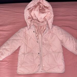 Pink Quilted Kids Jacket